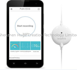 China 24 Stunden Mini-bluetooth ECG überwachend bearbeiten snapecg mit Telefonsteuerung maschinell fournisseur