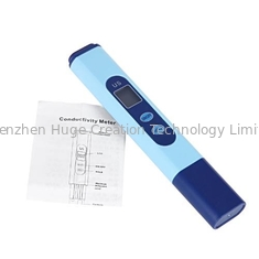 China Blauer Farb-Digital LCD EC-Leitfähigkeits-Meter-Wasserqualitäts-Prüfvorrichtungs-Stift H10128 fournisseur