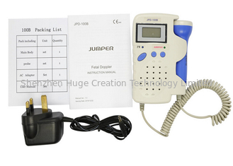 China Pullover-Handtasche Digital fötaler Doppler JPD-100B 2.5MHz steuern Gebrauchs-Baby-Herzfrequenz-Detektor-Monitor mit wieder aufladbarem automatisch an fournisseur