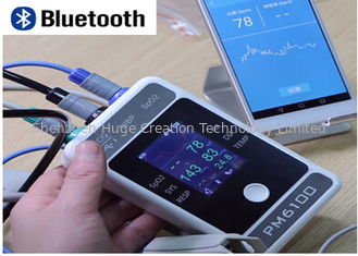 China Hand-bluetooth PM6100 Portable 7 Zoll Multiparameterpatientenmonitor fournisseur