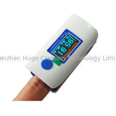 China LED-Anzeigen-weiße Fingerspitzen-tragbares Pulsoximeter führte CER und FDA fournisseur