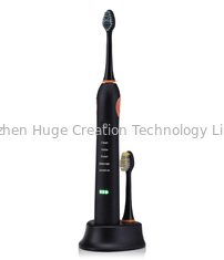 China Schwarze/weiße Familien-elektrische Zahnbürste Recharable Sonic mit Timer-Funktion fournisseur