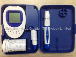 China Farbkasten-Paket-Blut-Diabetes-Glukose-Meter mit Streifen des Test-25pcs fournisseur
