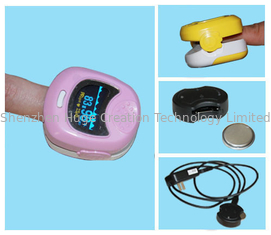 China Pädiatrischer rosa Fingerspitzen-Pulsoximeter mit LED-Anzeige FDA-gebilligt fournisseur