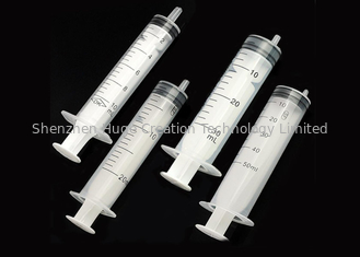 China Plastikwegwerfspritzen-Injektor ohne Nadeln 3ml, 5ml, 10ml, 60ml, 80ml, Volumen 100ml optional fournisseur