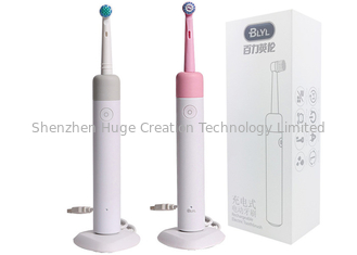 China Rosa und graue Farbe der oszillierenden Drehzahnbürste der Kompatibilitätsmundzahnbürste B elektrischen fournisseur