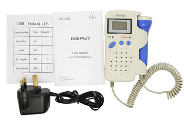 China Pullover-Handtasche Digital fötaler Doppler JPD-100B 2.5MHz steuern Gebrauchs-Baby-Herzfrequenz-Detektor-Monitor mit wieder aufladbarem automatisch an distributeur