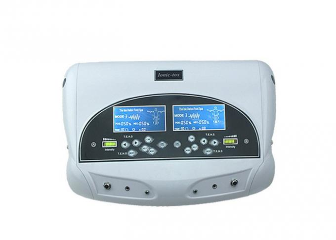 Zwei LCD discreen personengebrauch Detoxfuß-Badekurortmaschine 110-240V der Anzeige weiße Farbdoppel